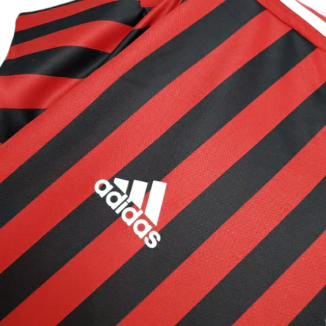Camisa Milan Retrô 2011/2012 Vermelha e Preta - Adidas
