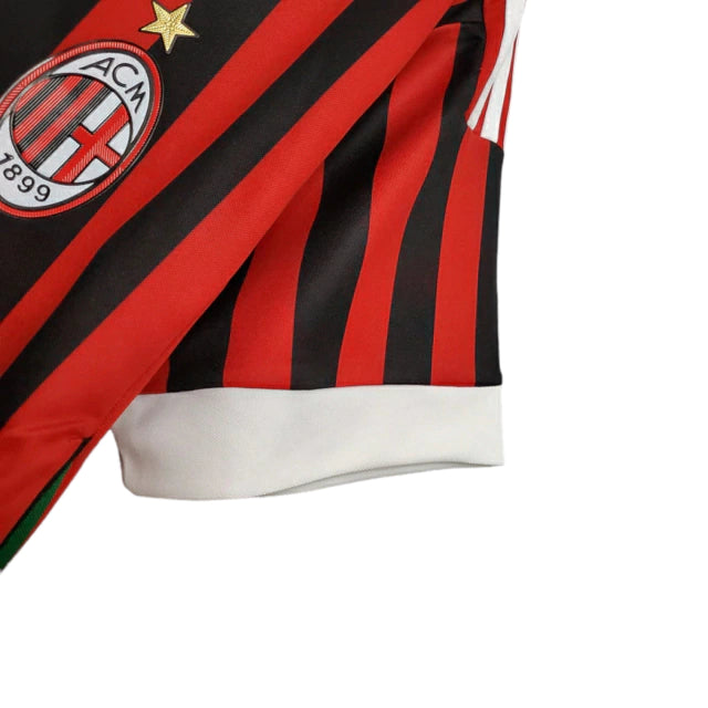 Camisa Milan Retrô 2011/2012 Vermelha e Preta - Adidas