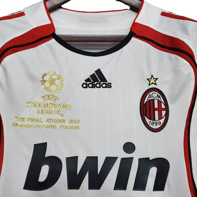 Camisa Retrô Milan II Away Adidas 2006/07 Masculino Branco