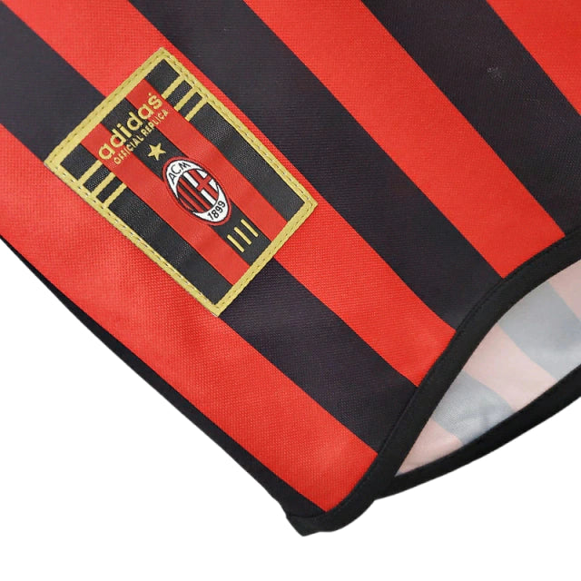 Camisa Milan Retrô 1999/2000 Vermelha e Preta - Adidas