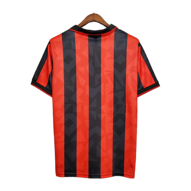 Camisa Milan Retrô 1993/1994 Vermelha e Preta - Lotto