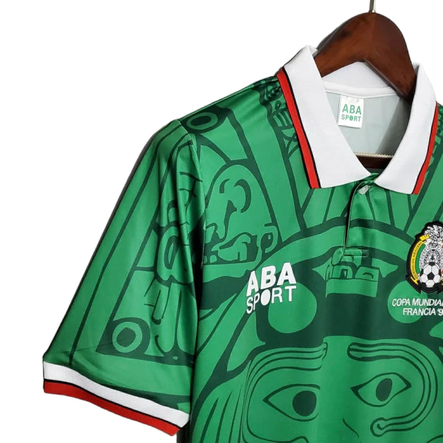 Camisa México Retrô 1998 Verde - Aba Sport