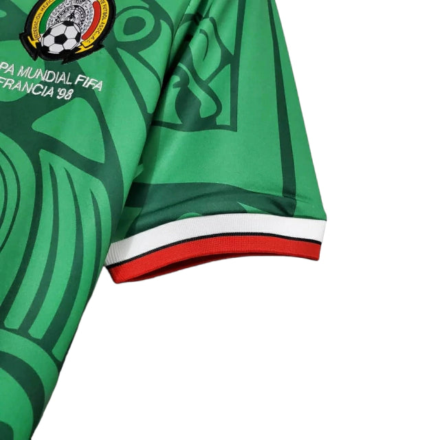 Camisa México Retrô 1998 Verde - Aba Sport