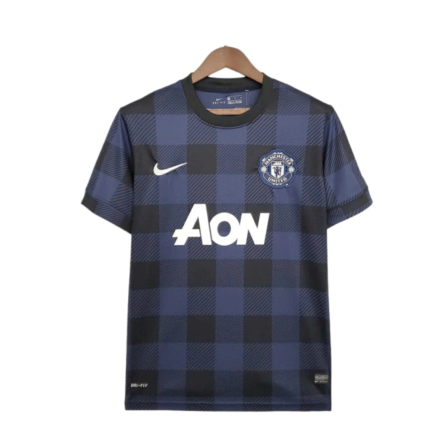 Camisa Manchester United Retrô 2013/2014 Azul Marinho - Nike