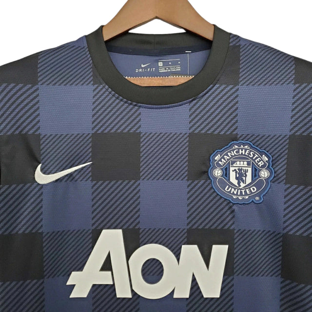 Camisa Manchester United Retrô 2013/2014 Azul Marinho - Nike