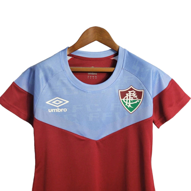 Camisa Fluminense Treino 23/24 - Feminina Umbro - Vinho
