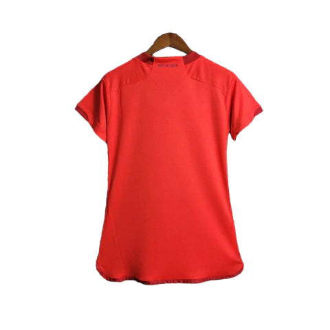 Camisa Internacional I 23/24 - Feminina Adidas - Vermelho