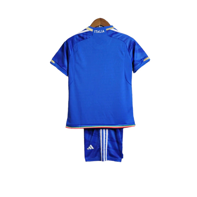 Kit Infantil Itália I Adidas 23/24 - Azul