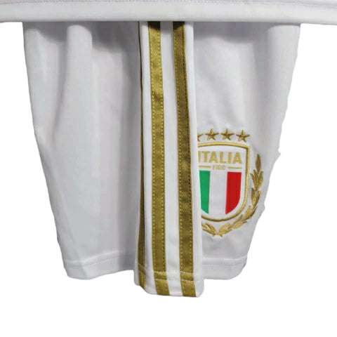 Kit Infantil Camisa + Shorts Itália 23/24 - Branca