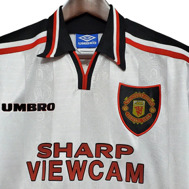 Camisa Manchester United Retrô 1997/1998 Branca - Umbro