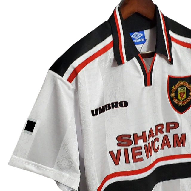Camisa Manchester United Retrô 1997/1998 Branca - Umbro
