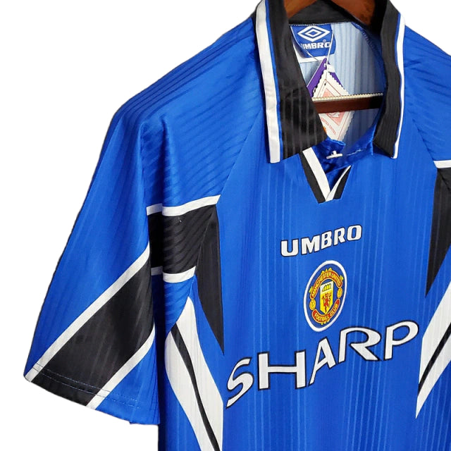 Camisa Manchester United Retrô 1996/1997 Azul - Umbro