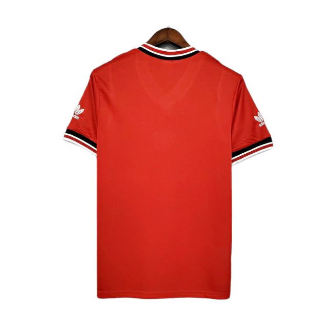 Camisa Manchester United Retrô 1985/1986 Vermelha - Adidas