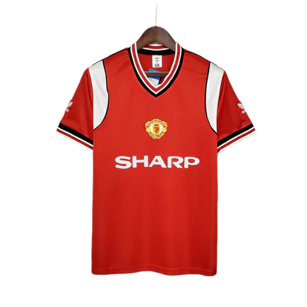 Camisa Manchester United Retrô 1985/1986 Vermelha - Adidas