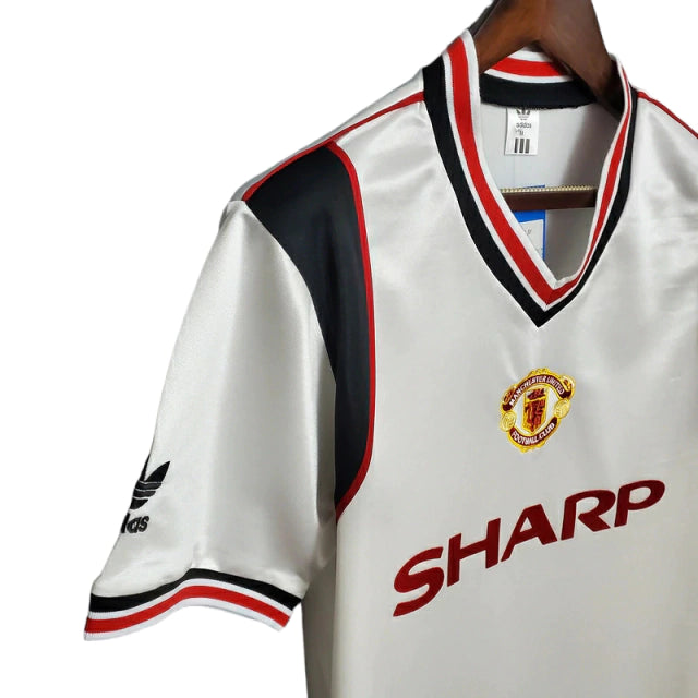 Camisa Manchester United Retrô 1985 Branca - Adidas