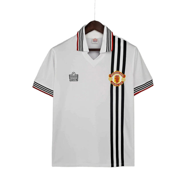 Camisa Manchester United Retrô 1975/1980 Branca - Admiral