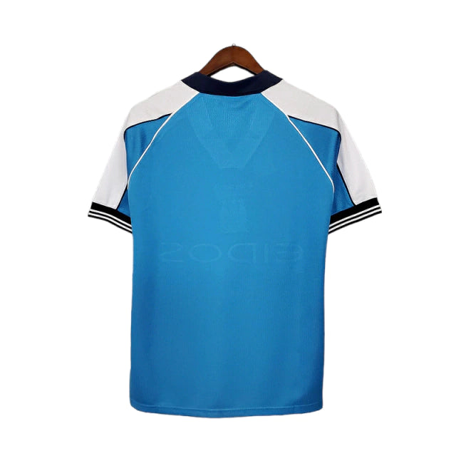 Camisa Retrô Manchester City 1999/01 Masculino Azul