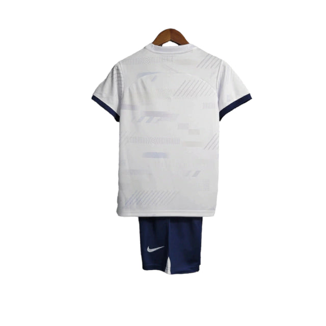 Kit Infantil Tottenham I Nike 23/24 - Branco