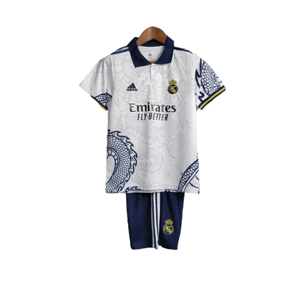 Kit Infantil Real Madrid Adidas 23/24 - Branco