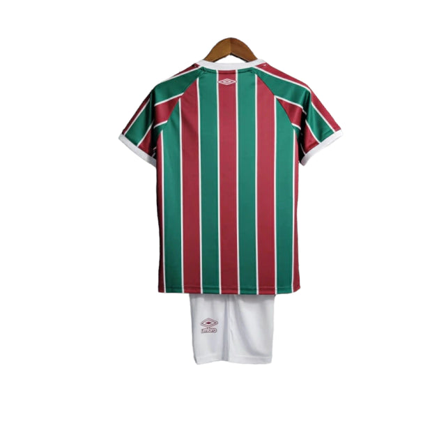 Kit Infantil Fluminense I Umbro 23/24 - Tricolor