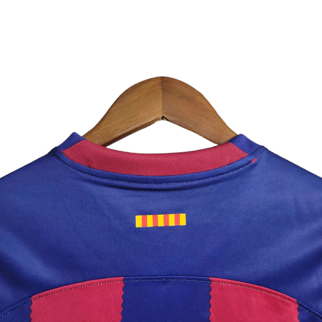 Kit Infantil Barcelona I Nike 23/24 - Azul e Grená