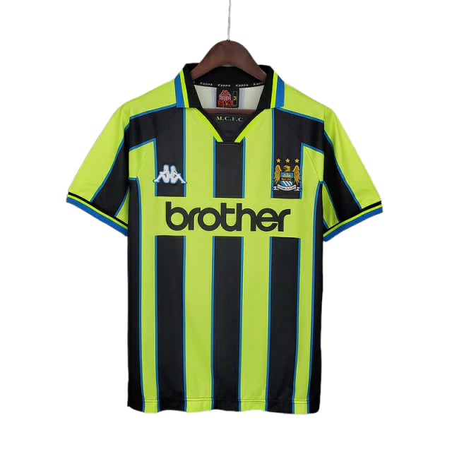 Camisa Manchester City Retrô 1997/1998 Azul - Kappa