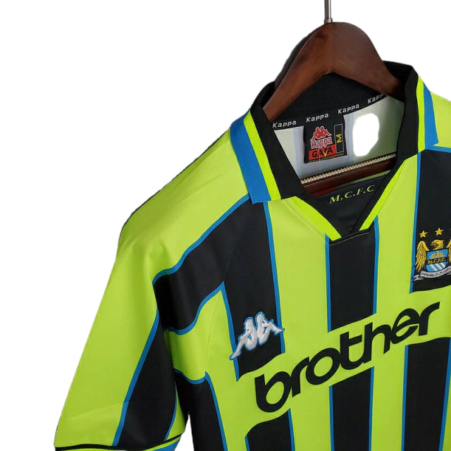 Camisa Manchester City Retrô 1997/1998 Azul - Kappa