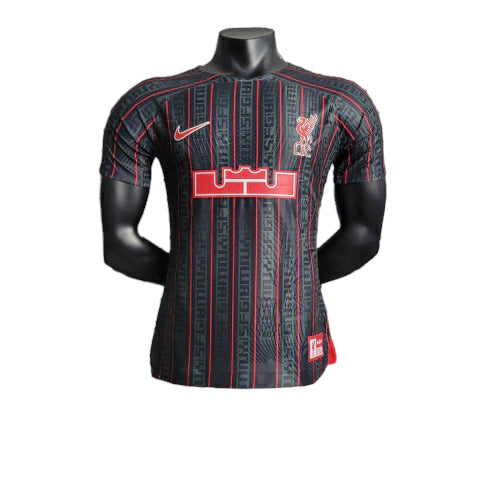 Camisa Liverpool 23/24 Jogador Nike Masculina - Preto