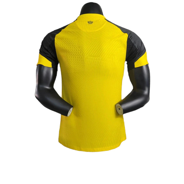 Camisa Watford Home 23/24 Jogador Kelme Masculina - Amarelo e Preto