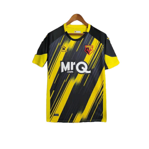 Camisa Watford Home 23/24 - Torcedor Kelme Masculina - Amarelo e Preto