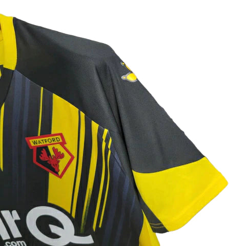 Camisa Watford Home 23/24 - Torcedor Kelme Masculina - Amarelo e Preto