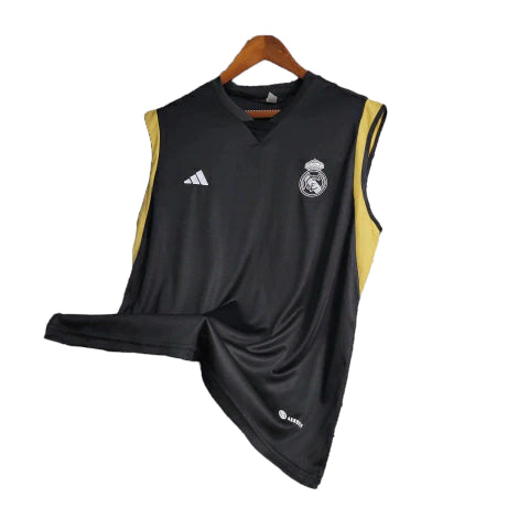 Camisa Real Madrid Regata 23/24 - Torcedor Adidas Masculina - Preto