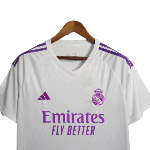 Camisa Real Madrid Goleiro 23/24 - Torcedor Adidas Masculina - Branco