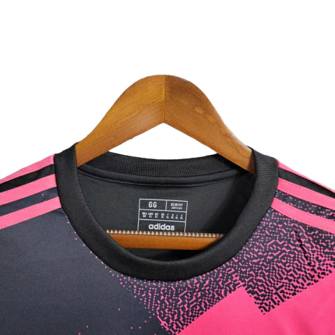 Camisa Flamengo 23/24 - Manga Longa - Torcedor Adidas Masculina - Preto e Rosa