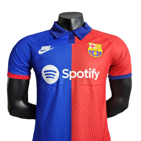 Camisa Barcelona 23/24 Jogador Nike Masculina - Azul e Vermelho