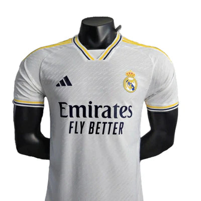 Camisa Real Madrid I 23/24 Jogador Masculina Branca