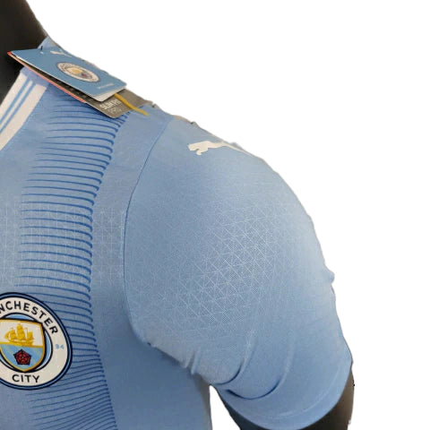 Camisa Manchester City I 23/24 Jogador Puma Masculina - Azul