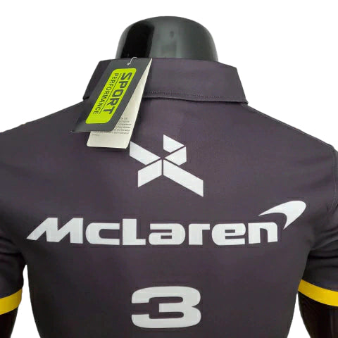 Camisa McLaren 23/24 Fórmula 1 - Masculina - Preto
