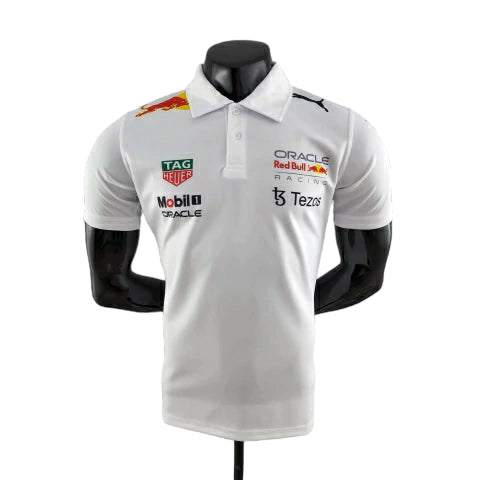 Camisa Red Bull 23/24 Fórmula 1 - Masculina - Branco