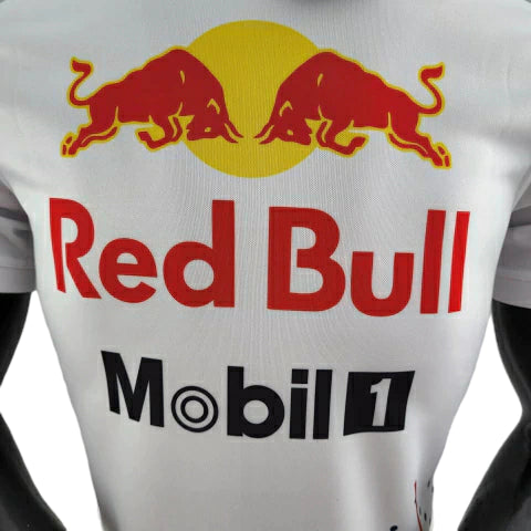 Camisa Red Bull 23/24 Fórmula 1 - Masculina - Branco