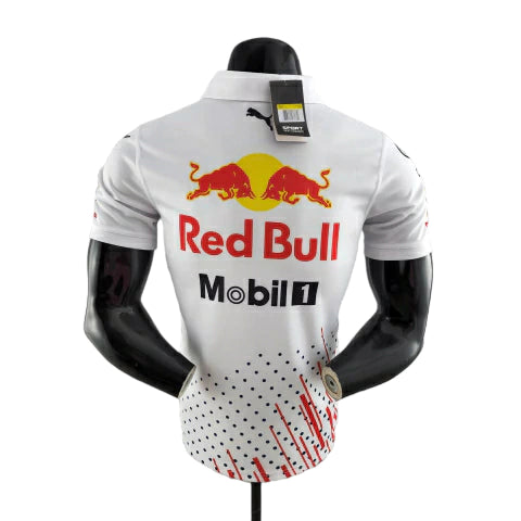 Camisa Red Bull 23/24 Fórmula 1 - Masculina - Branco
