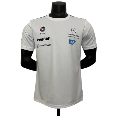 Camisa Mercedes 23/24 Fórmula 1 - Masculina - Branco