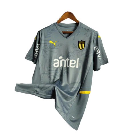 Camisa Peñarol Home 22/23 Torcedor Puma Masculina - Amarela e Cinza