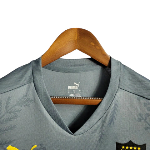 Camisa Peñarol Home 22/23 Torcedor Puma Masculina - Amarela e Cinza