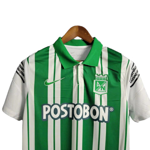 Camisa Atlético Nacional Home 22/23 Torcedor Nike Masculina - Verde e Branco