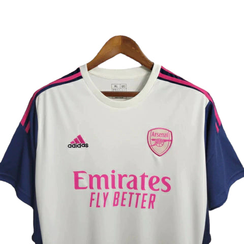 Camisa Arsenal Treino 23/24 - Torcedor Adidas Masculina - Branco