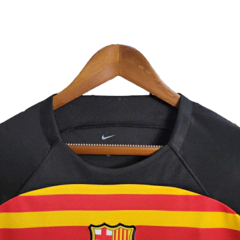 Camisa Barcelona Treino 23/24 Torcedor Nike Masculina - Preto