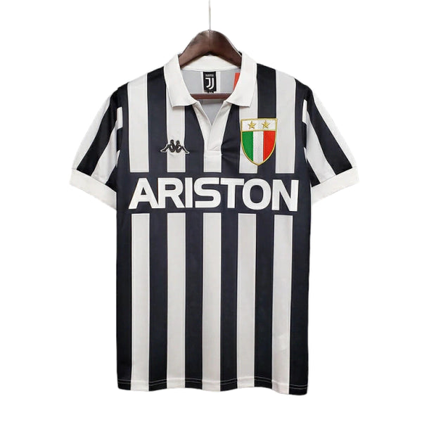 Camisa Juventus Retrô 1984/1985 Preta e Branca - Kappa