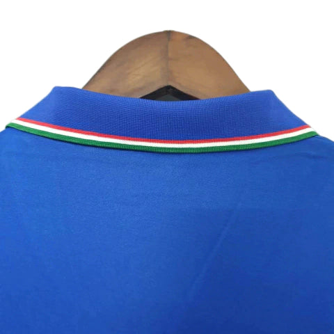 Camisa Itália Retrô 1990 Azul - Diadora