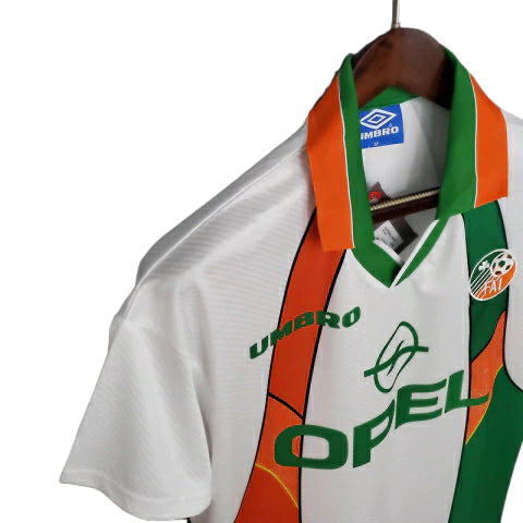 Camisa Irlanda Retrô 1994/1996 Branca, Laranja e Verde - Umbro